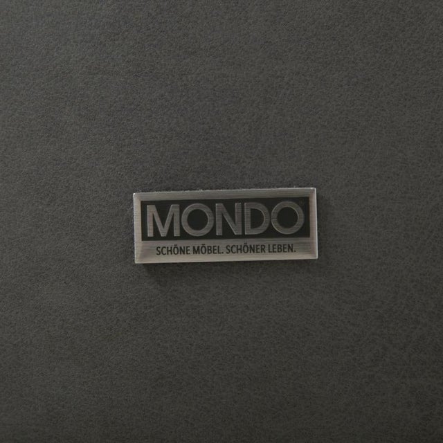 Varia 2-Seater Sofa in Grey Blue Leather from Mondo For Sale - Image 9 of 13