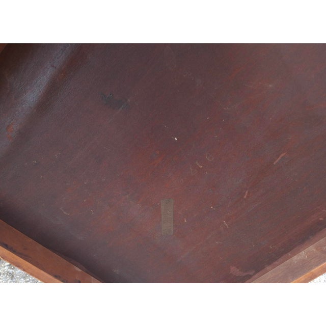 William B. Moses & Sons Inlaid Mahogany Two-Tier Side Table, Circa 1890s For Sale - Image 9 of 12