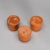 Orange Orange Ceramic Pots by Mado Jolain, 1960s, Set of 3 For Sale - Image 8 of 9