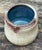 Tan Vintage Original Studio Pottery Vase For Sale - Image 8 of 12