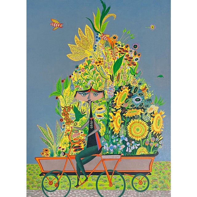 "Vendedor De Flores" by Guillermo Silva Hand signed and numbered by the artist "Vendedor De Flores" Limited Edition...
