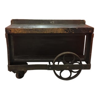 Vintage Industrial Cart For Sale