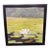 Lotus on the Pond by Kathleen Varadi, Contemporary Water Lily Landscape Painting For Sale