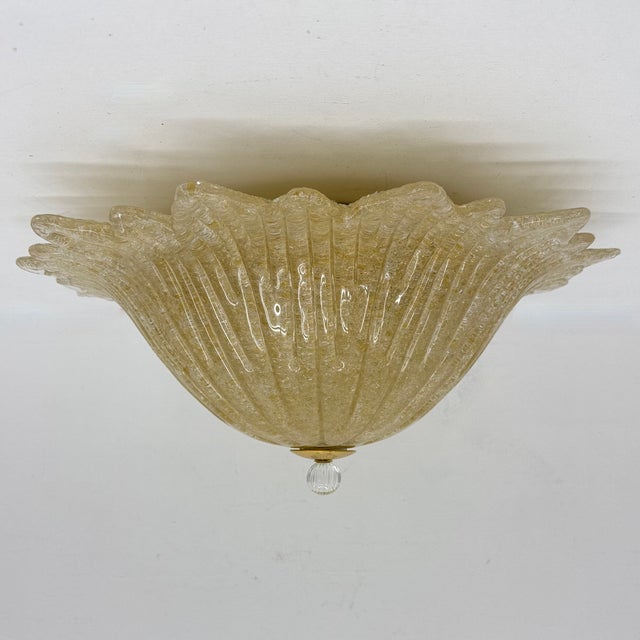 Mid-Century Italian Murano Glass Ceiling Lamp, 1970s For Sale - Image 11 of 18
