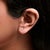 14K White Gold 3/8 Cttw 3-Prong Martini Set Brilliant Round-Cut Solitaire Lab Grown Diamond Screwback Stud Earrings (F-G Color, VS1-VS2 Clarity) For Sale - Image 4 of 5