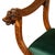Antique Renaissance Revival Carved Walnut Green Man Savonarola Chair Circa 1890 For Sale - Image 15 of 17