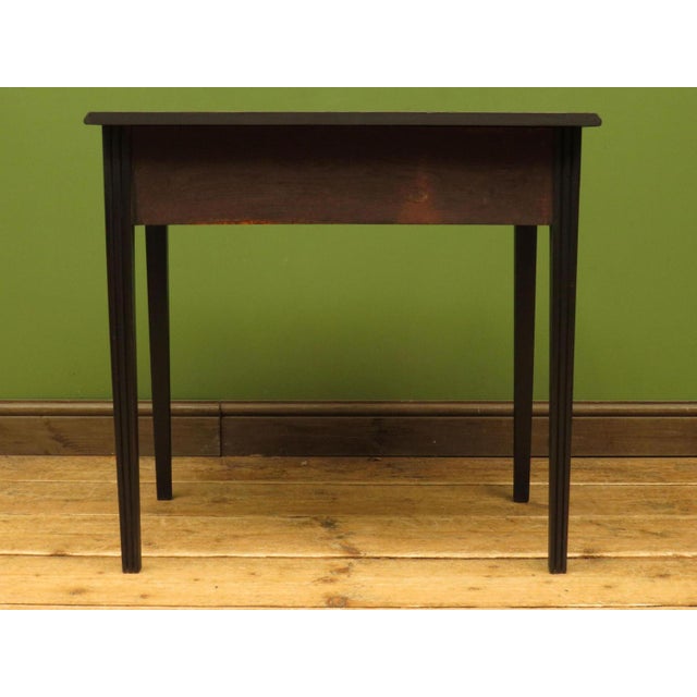 Black Side Table with Drawer For Sale - Image 10 of 18
