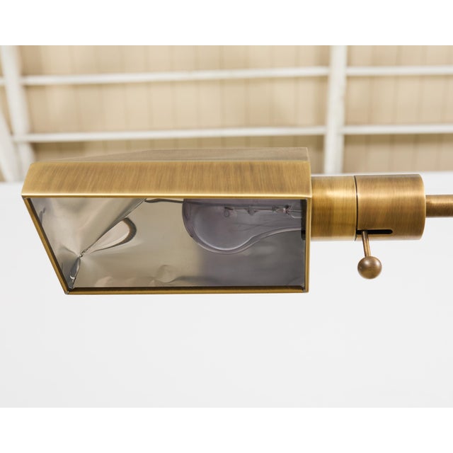 Late 20th Century Casella Style Bronzed Swing Arm Pharmacy Floor Lamp For Sale - Image 11 of 17