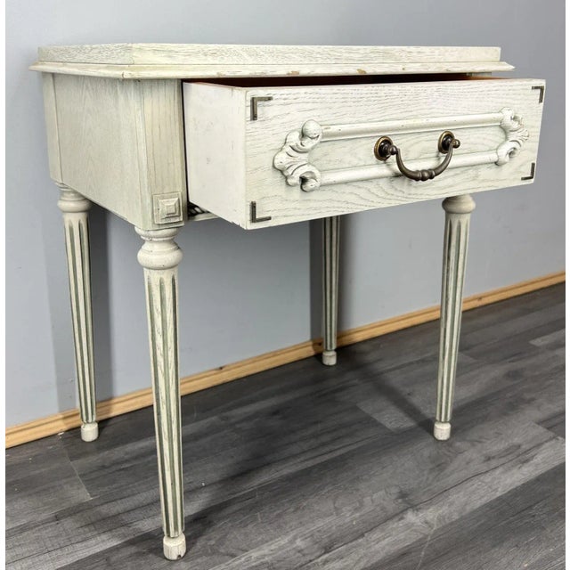 Vintage Bedside Table in Wood For Sale - Image 12 of 14