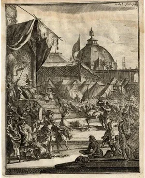 Schouten, Gifts Presented to the King of Bengal, 1708, Paper