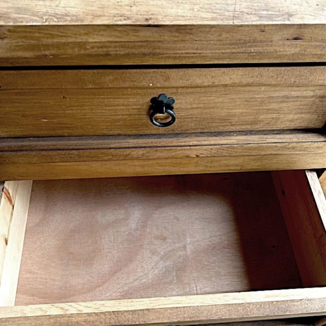 Mexican Southwestern Rustic Corona Ponderosa Pine 4-Drawer Chest For Sale In Palm Springs - Image 6 of 13