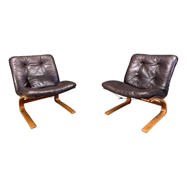 Kengu Lounge Chairs from Elsa & Nordahl Solheim, 1960s, Set of 2 For Sale