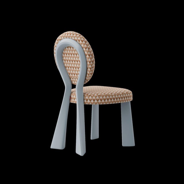 Not Yet Made - Made To Order Mary II Dining Chairs with Wood or Lacquered Legs by Ottiu, Set of 4 For Sale - Image 5 of 7