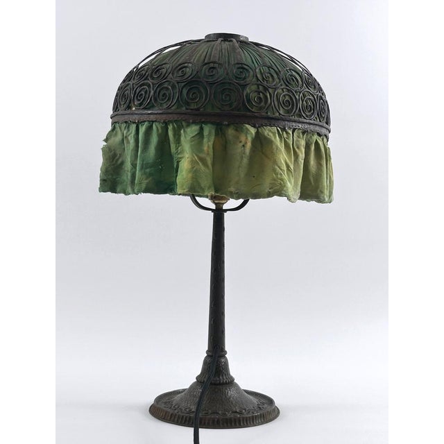 Antique Art Nouveau Table Lamp from Reinhold Kirsch, 1900s For Sale - Image 15 of 18