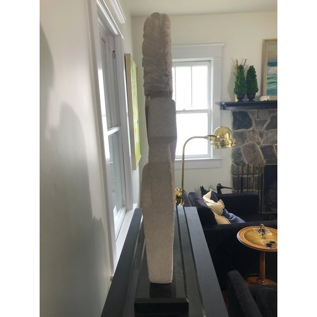 2000 - 2009 Large Postmodern Stone Sculpture Laura Rand Haleman For Sale - Image 5 of 11