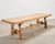 19th C. Spanish Baroque Bleached Oak Farmhouse Dining Table For Sale - Image 14 of 18