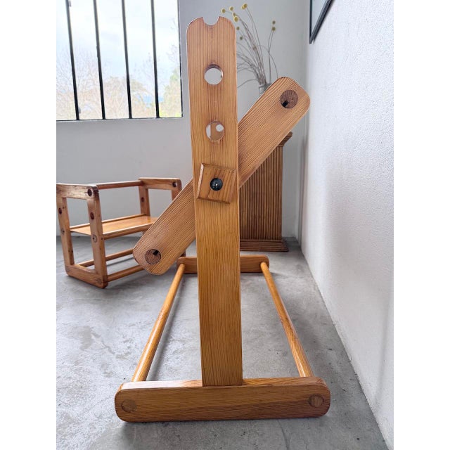 Bauhaus Pine Childrens Desk and Chair, 1960s, Set of 2 For Sale - Image 16 of 18