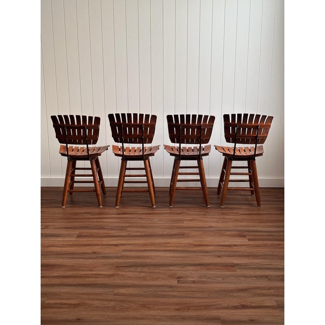 Mid Century Modern Dining Chairs Attributed to Arthur Umanoff, Set of 4 For Sale - Image 14 of 15
