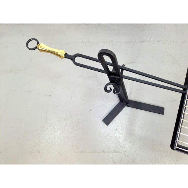 Vintage Adjustable Barbecue Grill Grate, 1950 For Sale - Image 10 of 11
