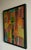 This is a collage made from pieces of oil paintings and assembled into a new ready to hang frame. The color in the primary...