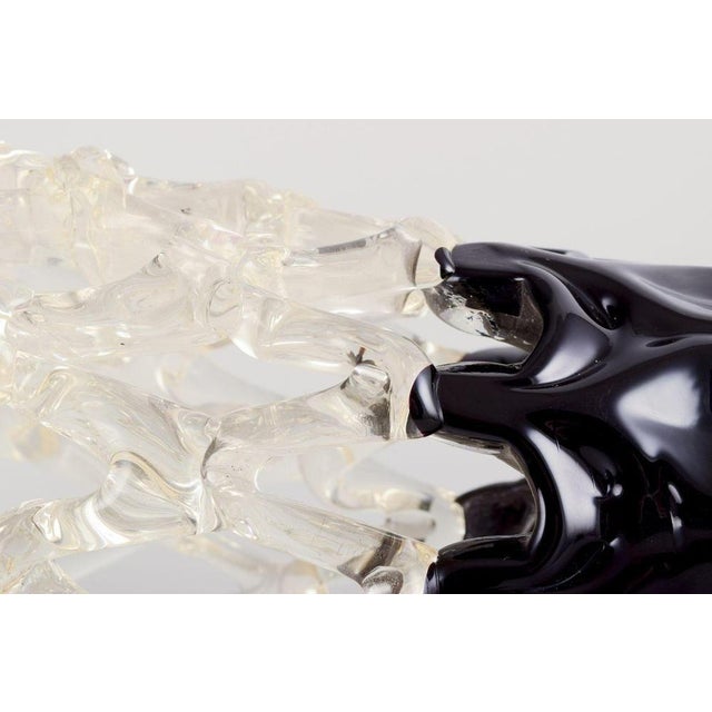 Vintage Italian Murano Art Glass Vase, 1966 For Sale - Image 6 of 8