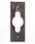 Antique Eastlake pocket door pull plate made of bronze with no back. The original mounting screws are not available. Good...