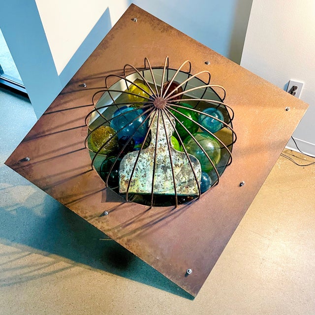 "Thermotaxis" Steel and Glass Sculpture by Richard Jolley (B. 1952) For Sale In Austin - Image 6 of 11