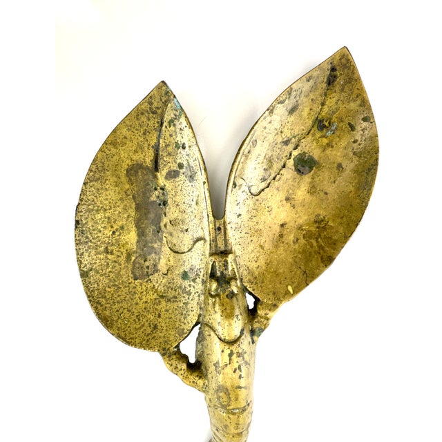 Mid Century Vintage Solid Brass Lobster Double Dish For Sale - Image 12 of 13