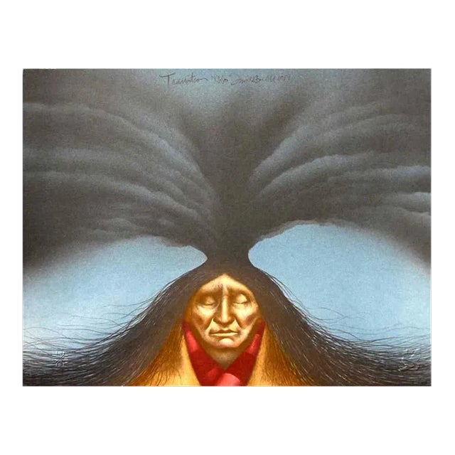 Frank Howell "Transition" Lithograph on Paper Hand Signed For Sale