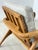 Modern Retro Armchair in Chestnut Wood For Sale - Image 8 of 11