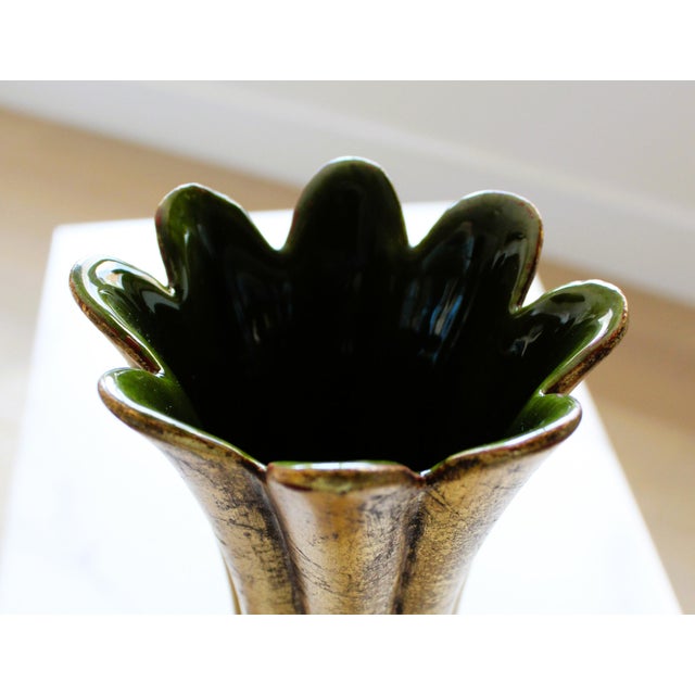 Josef Hoffman Style European Art Nouveau/Art Deco Vase 13.25" For Sale In Los Angeles - Image 6 of 6