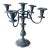 Sheffield Antique Rococo Style 5- Light Candelabra For Sale