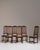 Set of Six Early 20th Century French Chestnut Brown Renaissance Oak Dining Chairs For Sale - Image 15 of 15