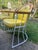 1960s Max Stout Sculptural Wrought Iron Patio Dining Set – Round Table + 4 Hoop Chairs, Atomic Modern For Sale In Baltimore - Image 6 of 14