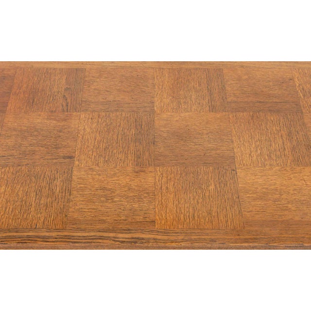 Modern Oak Parquetry Coffee Table For Sale - Image 4 of 7