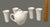 Late 20th Century Japanese Utsuwa Tea Pot & Four Cups Pink Wild Flower Pattern - 5 pcs For Sale - Image 4 of 6