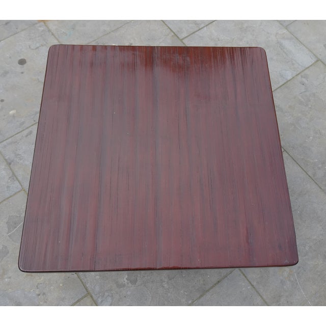 Minimalist Bamboo Side Table in the style of Axel Vervoordt, 1970s For Sale - Image 12 of 18