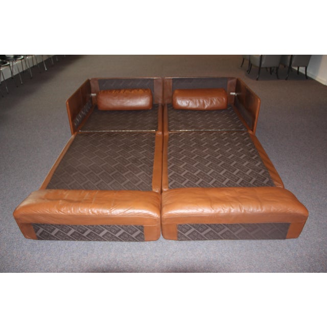 DS-76 Sleeper Sofa in Brown Leather from de Sede, 1970s For Sale - Image 17 of 18