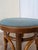 1970s Vintage Bentwood Stools with Blue Upholstered Seats, 1970s, Set of 2 For Sale - Image 5 of 15