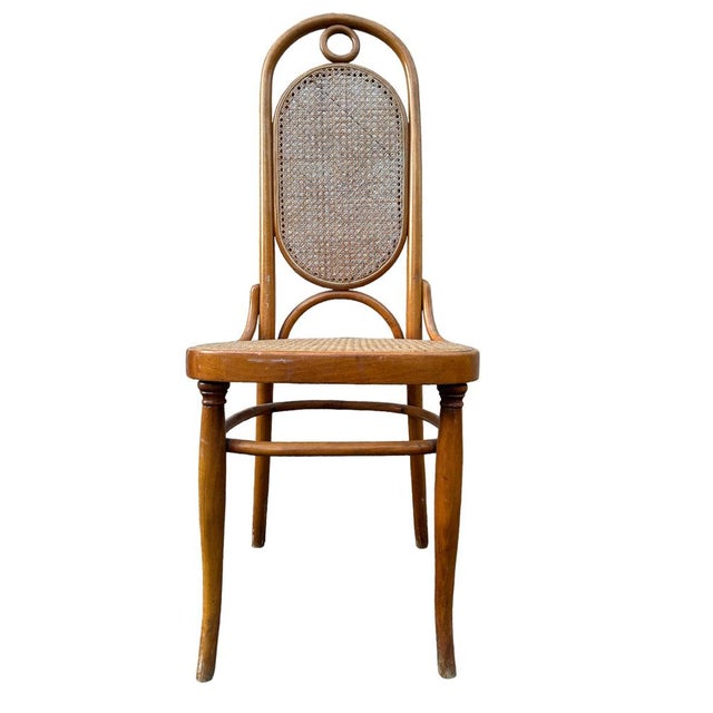 Goldenrod Antique Chairs from Thonet, 1900, Set of 4 For Sale - Image 8 of 14