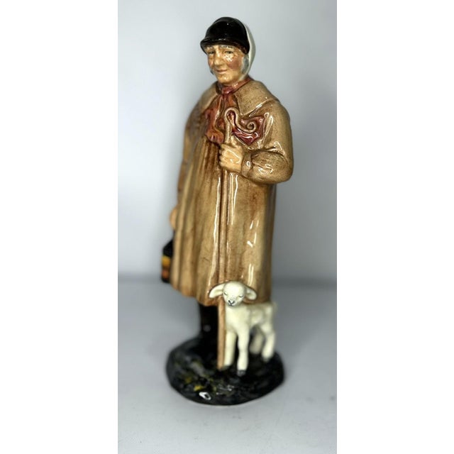 English Mid 20th Century Royal Doulton Figurine "The Shepherd" For Sale - Image 3 of 6