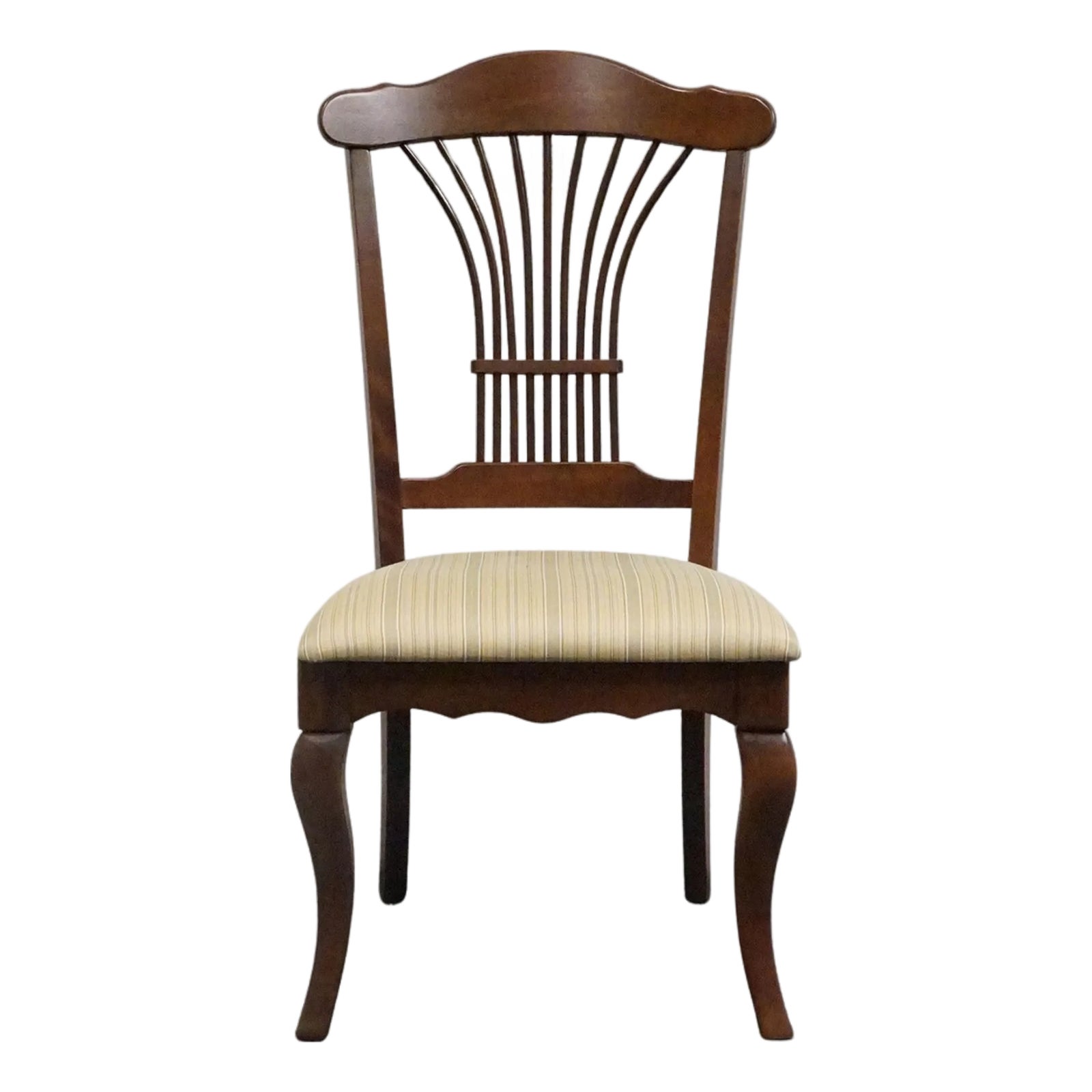 Nichols & Stone Solid Cherry Country French Style Sheaf Back Dining ...