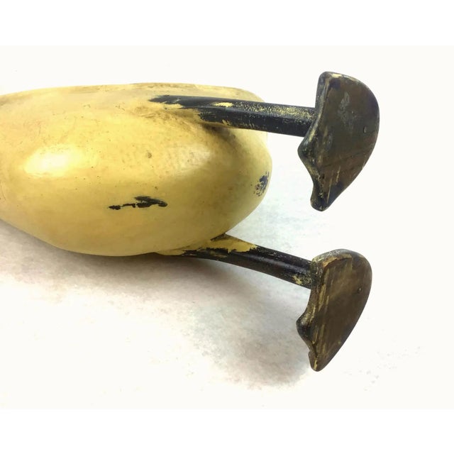 Hand Crafted Artisan Carved Wood Duck For Sale - Image 12 of 13