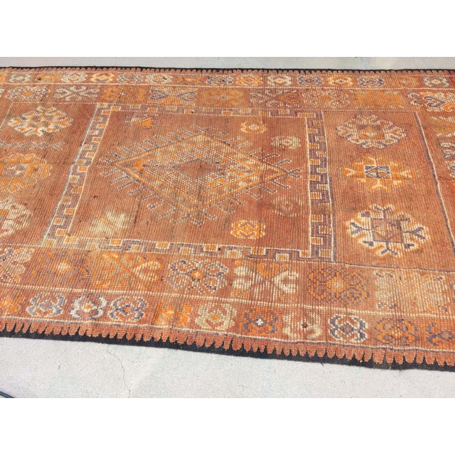 Textile Vintage Moroccan Berber Rug, Handwoven Wool & Goat Hair, 1960 For Sale - Image 7 of 15