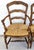 Antique French Country Carved Ladder Back Rush Seat Dining Chairs, Set of 4 For Sale - Image 9 of 18