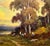 1920s Alexis Matthew Podchernikoff "Picnic by the Pond" Santa Barbara Sunset - Monumental 1920s Oil Painting For Sale - Image 5 of 13