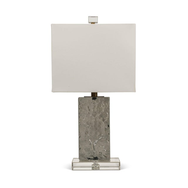 2020s Azure Smoke Accent Lamp For Sale - Image 5 of 8