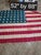 Beautiful worn antique 48 star American Flag. This is cotton and it has definitely been used over time.