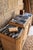 Wood Art Deco Carved Oak Buffet with Black and White Marble, 1930s For Sale - Image 7 of 9