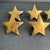 Late 20th Century Vintage Brass Star Napkin Ring Holder Set of 8 Holiday Entertaining For Sale - Image 5 of 10